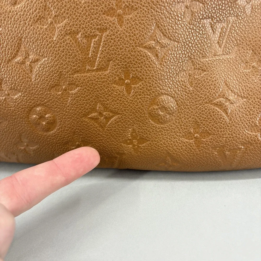 Louis Vuitton Bag Womens Large Brown Empreinte Leather Artsy Hobo Monogram
